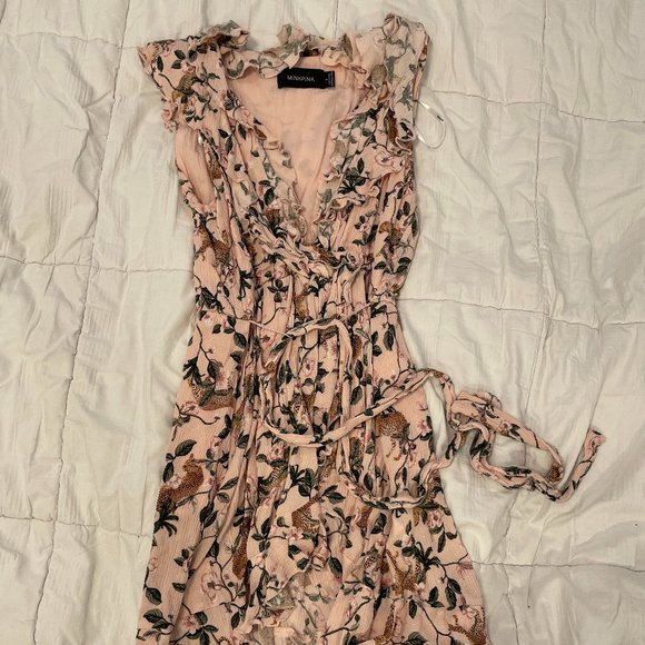 MINKPINK mini floral sleeveless dress, size S - Picture 1 of 4